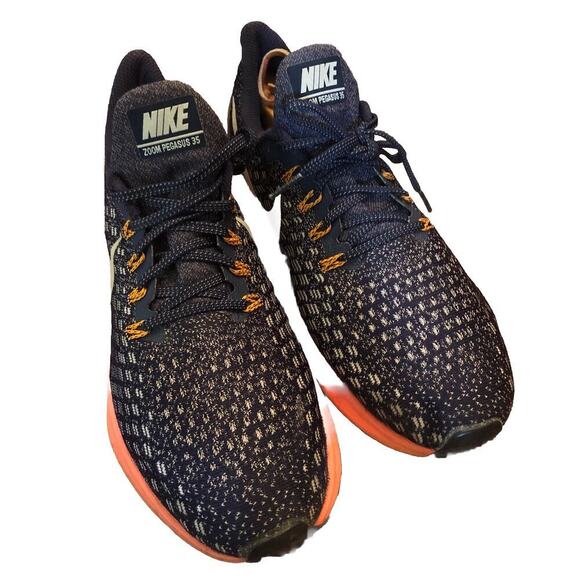 Nike Shoes - Nike Women Shoe Air Zoom Pegasus 35 Size 9.5M Blue Athletic Sneaker Workout